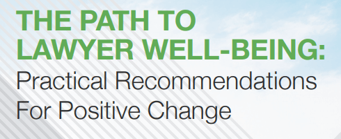Report from the ABA's National Task Force on Lawyer Well-Being