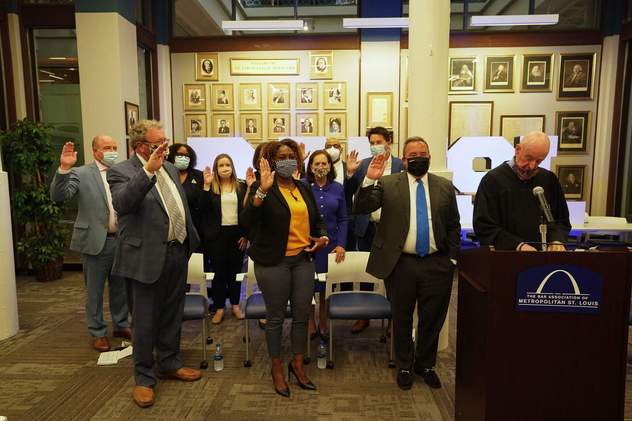 Swearing-in of BAMSL officers and board members - Photo by William Greenblatt