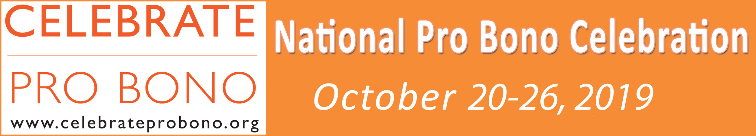 Celebrate Pro Bono Week is October 25-31, 2020