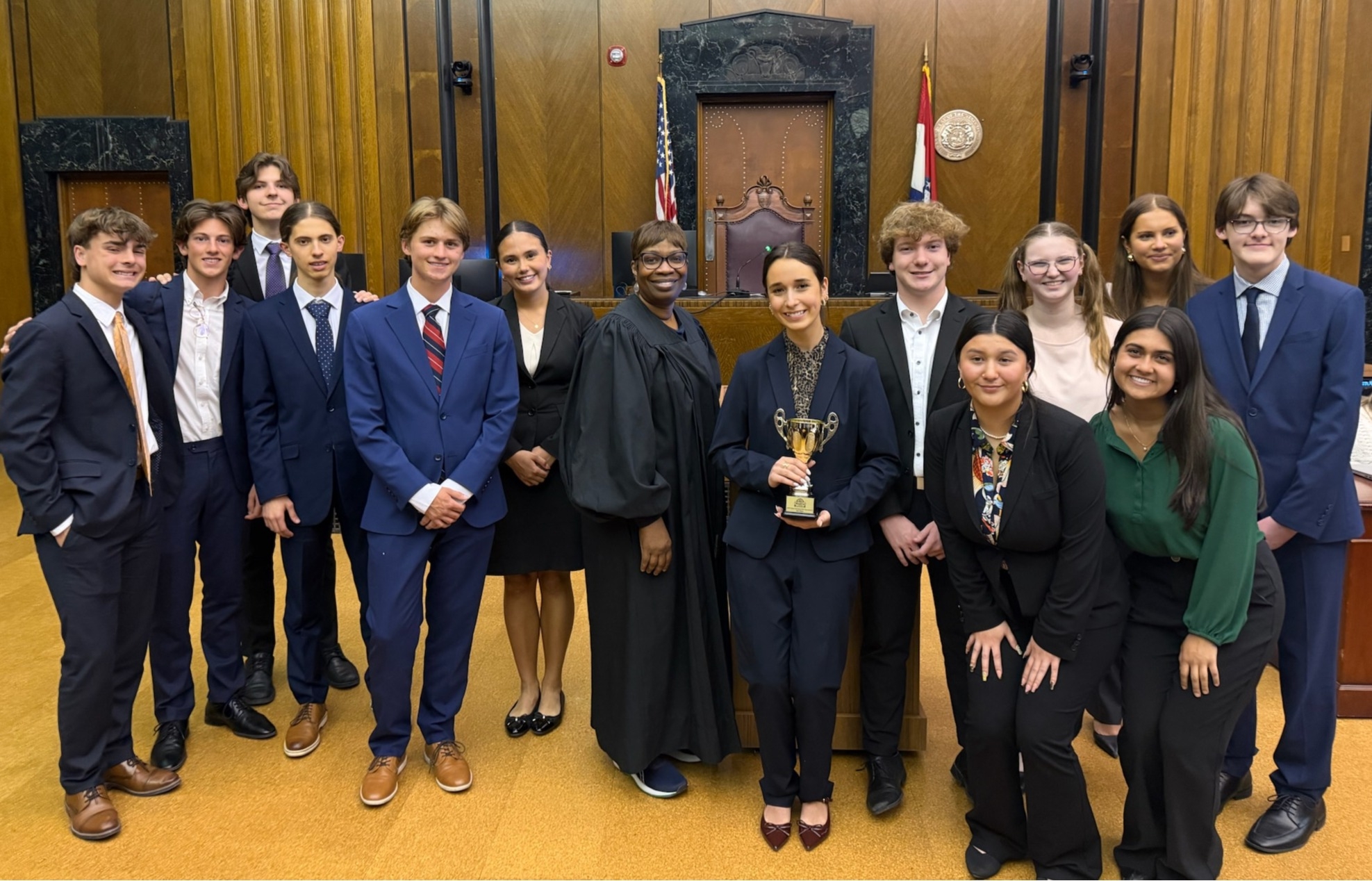 Rockhurst High School from the Kansas City Region took second place in the State Championship of the 2025 Missouri High School Mock Trial Competition
